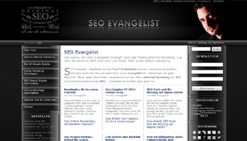 Startseite vom SEO Evangelisten